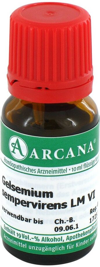 Gelsemium Sempervirens Arcana Lm 6 Dilution 10ml