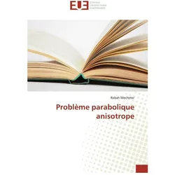 Éditions Universitaires Européennes, Messlehre, Problème parabolique anisotrope