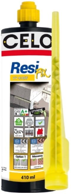 CELO Injektionsmörtel ResiFIX VY 410 SF, Vinylester ; CELO Befestigungssysteme (410VYSF)