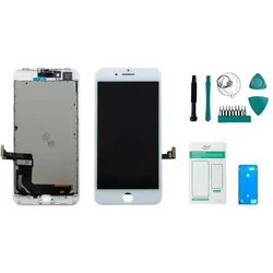 Kaputt.de iPhone 8 Plus Display weiss - Set (Display, Apple iPhone 8 Plus), Mobilgerät Ersatzteile, Weiss