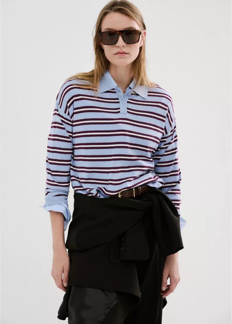Mango - Sweatshirt, für Damen, Saphirblau, Größe M