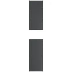 Limes Badschrank 2er Set zur Wandmontage weiß Hgl