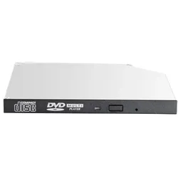Fujitsu DVD-RW supermulti ultraslim SATA Read: 8x DVD 24x CDWrite: 8x DVD 24x CD alle CD/DVD Formate, Optisches Laufwerk, Schwarz