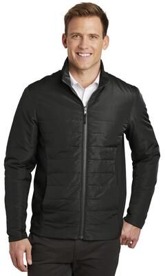 Port Authority J902 Collective Insulated Jacket in Deep Black size Small   Polyester