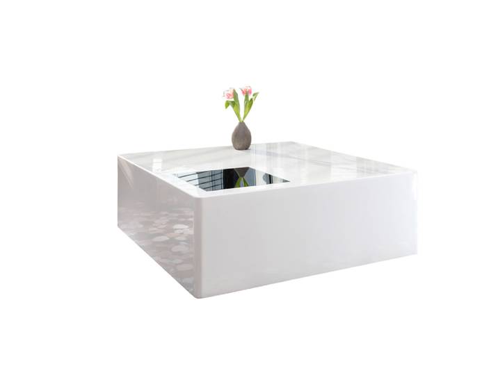 SalesFever Couchtisch 100x100x40 cm weiß