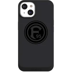 Nivocase Handyhülle für Apple iPhone 13 Hülle NIVOpure Case Schwarz F95 Fortuna Düsseldorf Logo (Apple iPhone 13), Smartphone Hülle, Schwarz