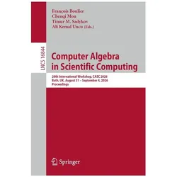 Computer Algebra in Scientific Computing, Fachbücher von Ali Kemal Uncu, Chenqi Mou, François Boulier, Timur M. Sadykov