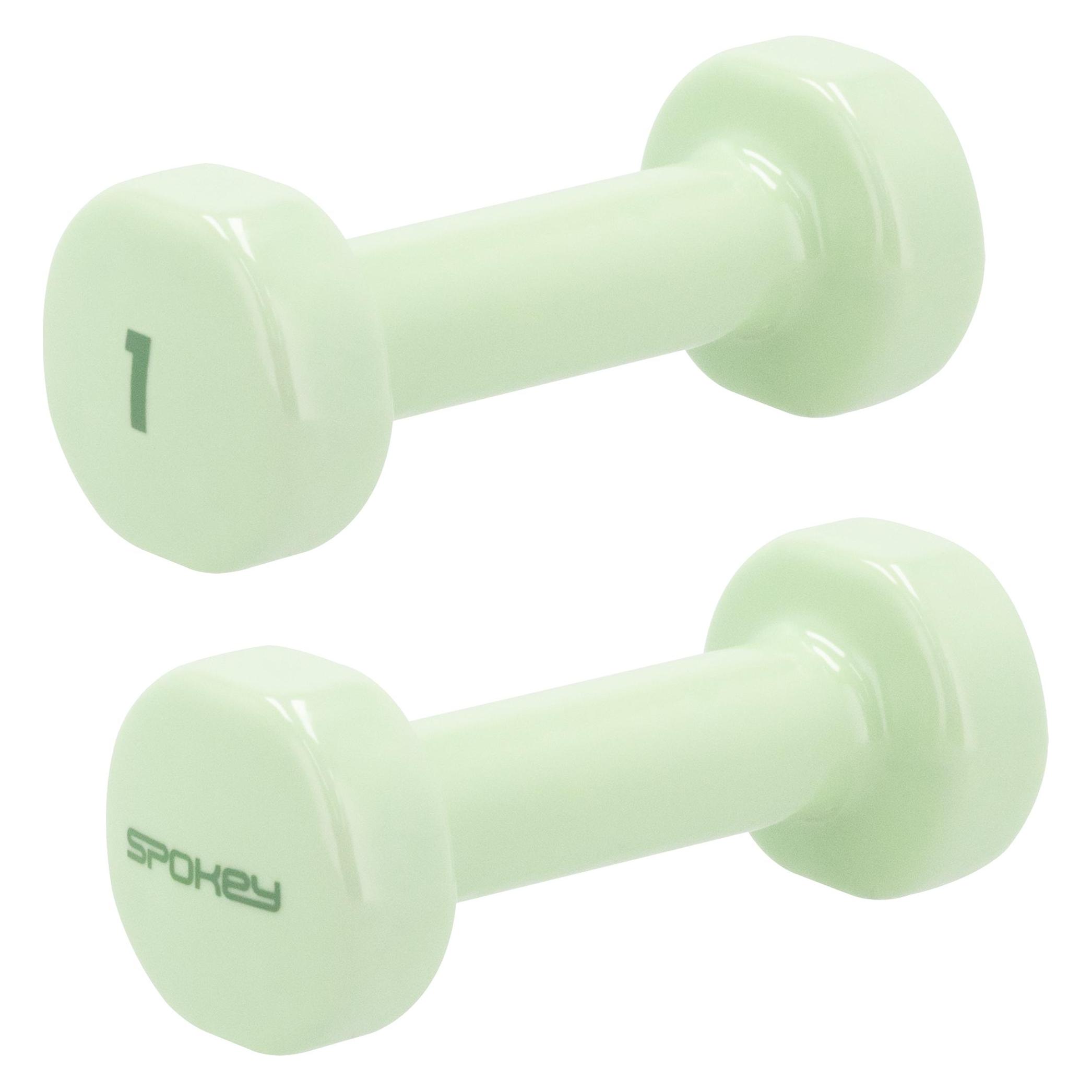 Spokey Shape (2 x 1 kg) (Zestaw hantli winylowych Spokey SHAPE 2x 1 kg)