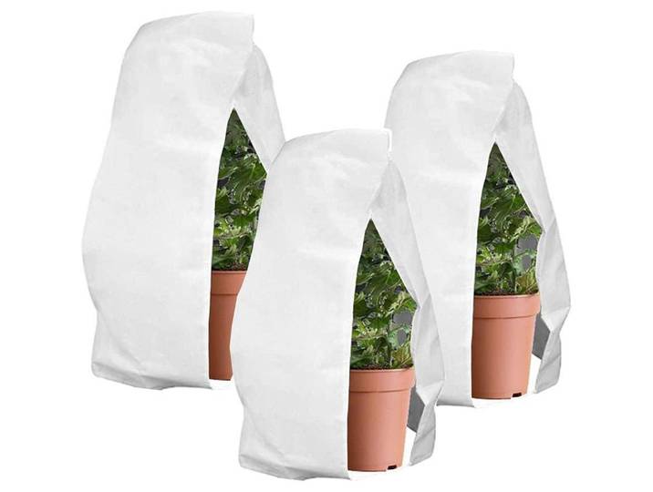 Winterschutz für Pflanzen 3 Stück 80 x 120 cm Weiß