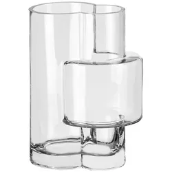 Element Accessories Glas Vase FUSIO - klar - 32 cm - handgefertigt