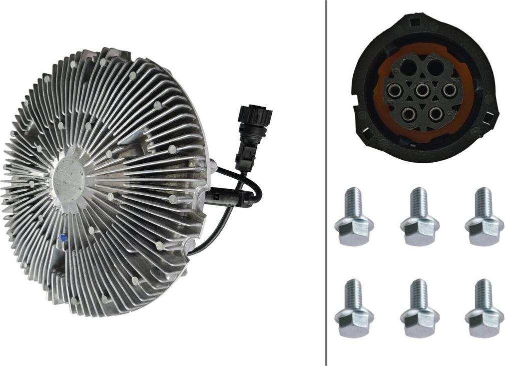 Kupplung Kühlerlüfter elektrisch Ø 260 mm HELLA für u.a. VOLVO FH16
