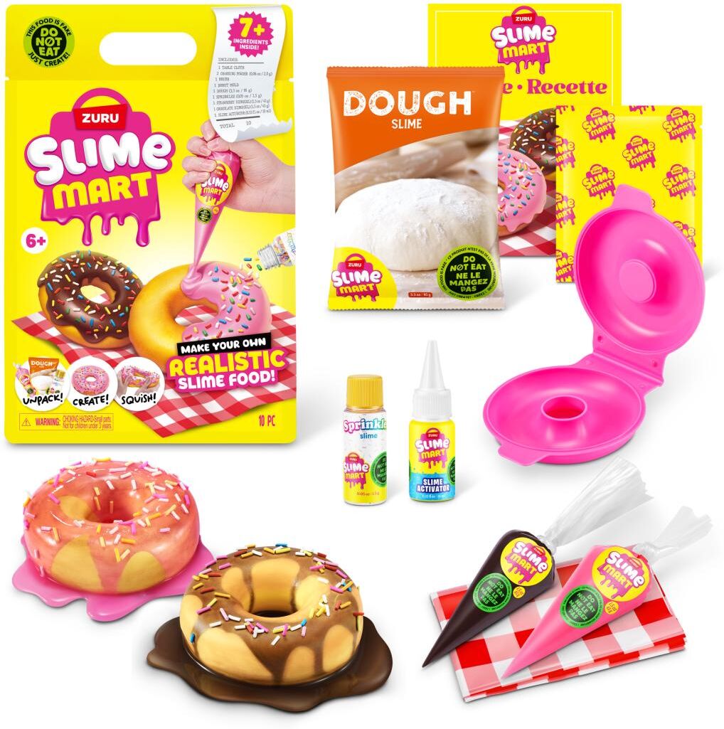 Slime Mart Set Elabora tus Postres Zuru.  niño