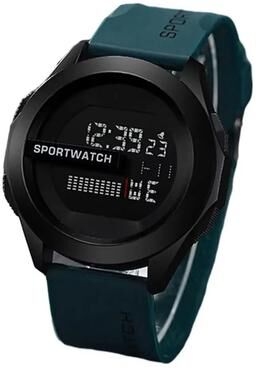 Inspired Finds Men's Multifunction LED Digital Sport Watch dark Blue