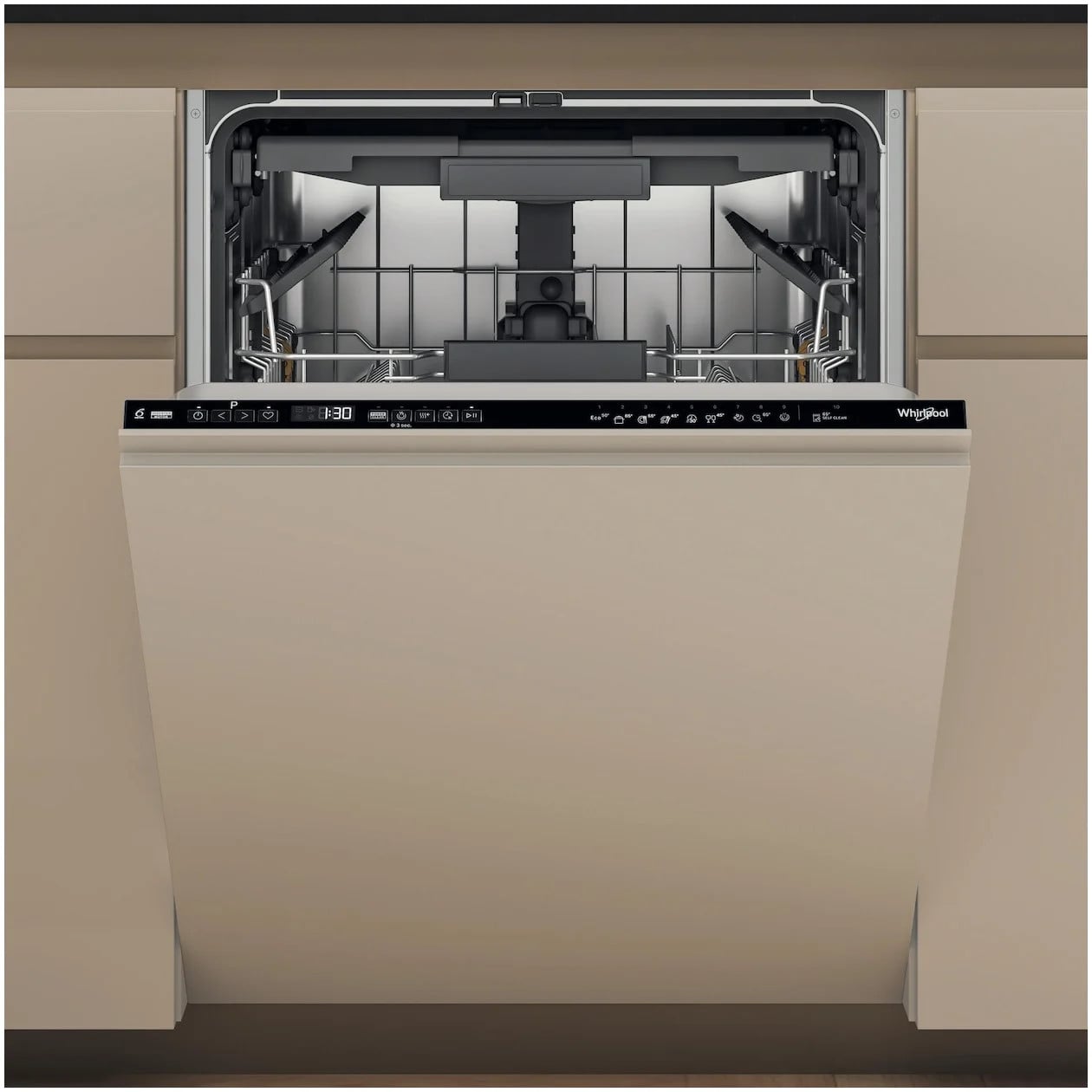 Whirlpool WH7IPC15BM60 Volledig geïntegreerde vaatwasser