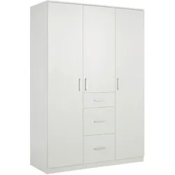 Drehtürenschrank Lasse 3T Weiß