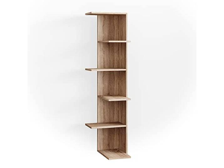 Vicco Eckregal Tera , Sonoma 37 x 140.1 cm zur Aufbewahrung von Büchern und Dekoration nutzbar