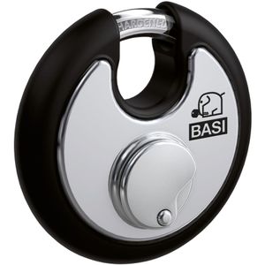 BASI Vorhängeschloss 6100-7021-7025, 70mm, mit 2 Schlüsseln, wetterfest