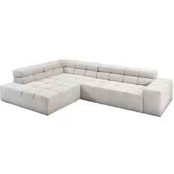 Portobello Ecksofa York Cord Silver
