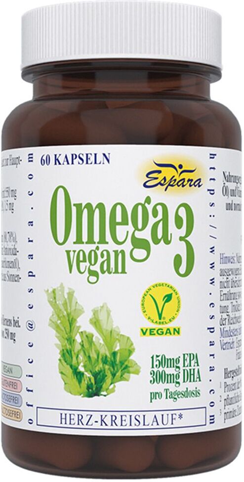 Espara Omega-3 Vegan Kapseln 60 St
