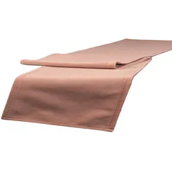 TISCHLÄUFER Samt&Sonders altrosa 140/40 cm