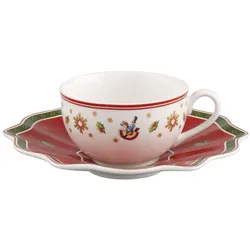 KAFFEETASSE MIT UNTERTASSE Toy's Delight bunt 170 ml