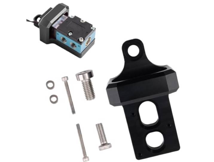 4-Port-Boost-Solenoid-Halterung, Billet-Aluminium, kompatibel mit MAC 4-Port-Boost-Controller