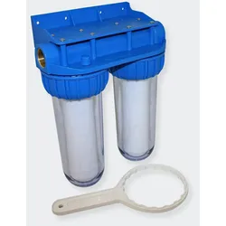 Helloshop26 - 1/2 Zoll Doppel-Sedimentfilter - 20,67 mm 2316030