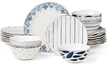 Lenox Blue Bay 24-Piece Dinnerware Set, Service for 8 Blue