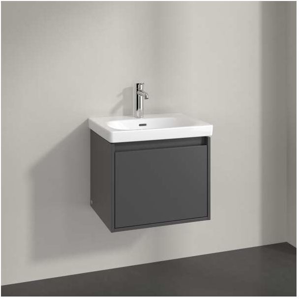 Villeroy und Boch Skyla Waschtischunterschrank C78300VR 52,2x43,6x42,4cm, Graphite
