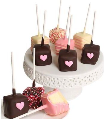 From You Flowers My Heart to Yours Chocolate Covered Cheesecake Pops