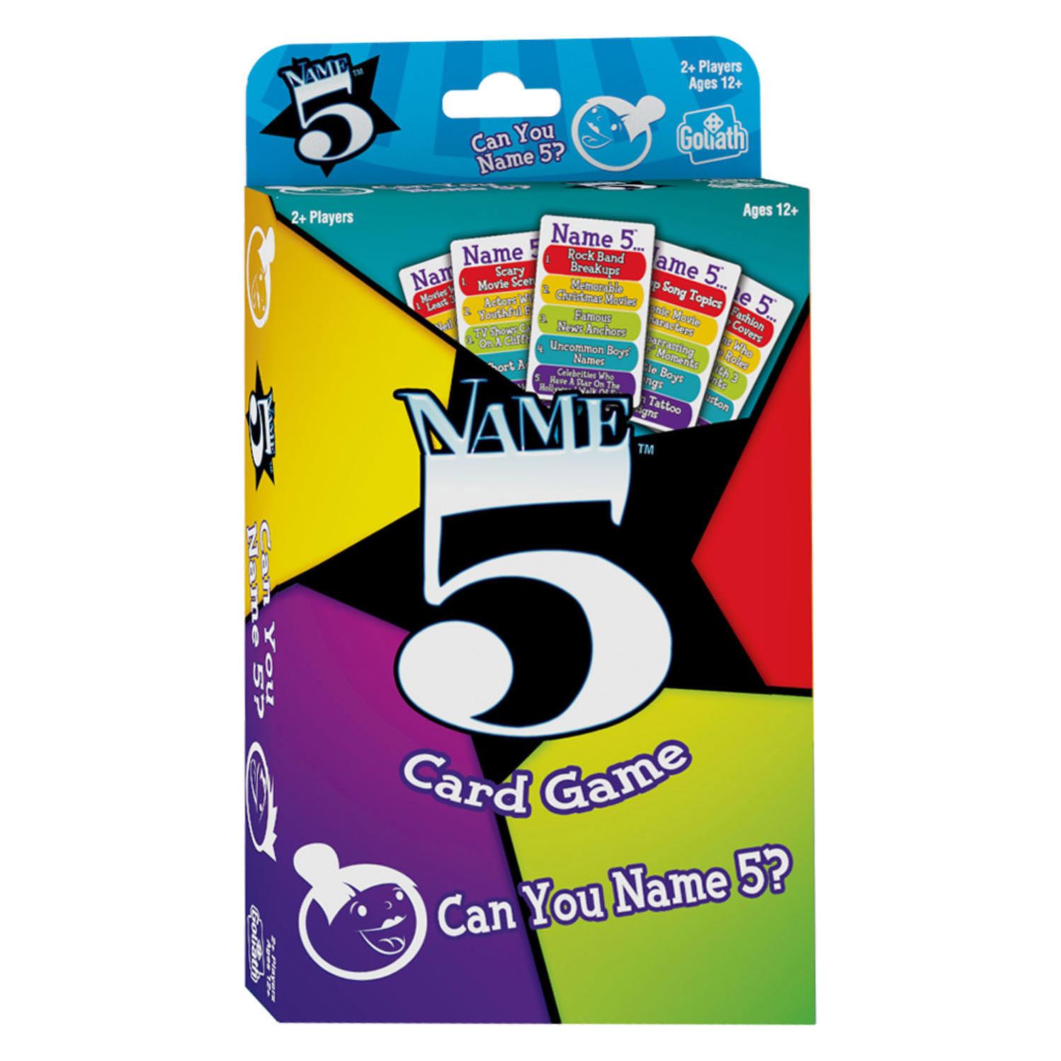Goliath Toys Nennen Sie 5 NL-Kartenspiel (2 - 5 Spieler) (926271.012)