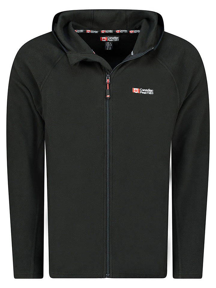 Canadian Peak Fleecejacke in Schwarz - onesize