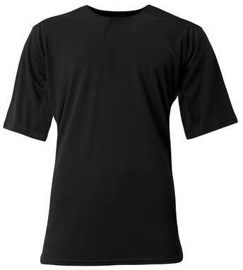 A4 N4191 Athletic Pro Dna Baseball Jersey T-Shirt in Black size XL   Polyester