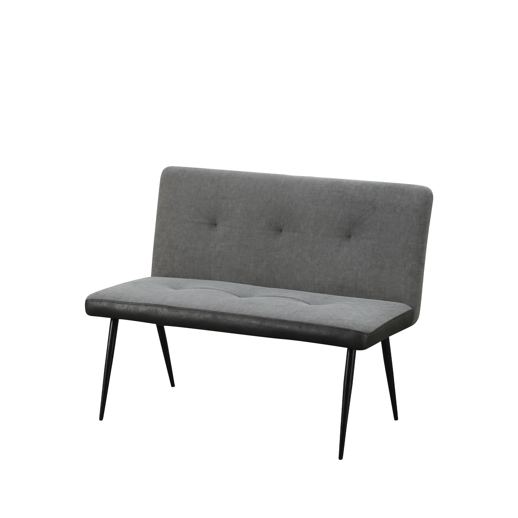 HTI-Living 2-Sitzer Bank Anthrazit/Grau Joschka