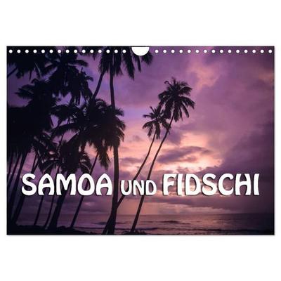 Samoa und Fidschi (Wandkalender 2027 DIN A4 quer), CALVENDO Monatskalender