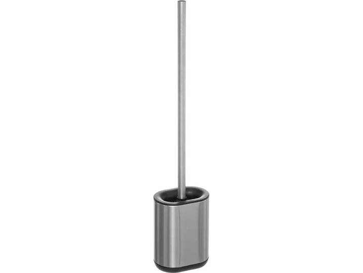 5Five WC-/toiletborstel met houder plat - RVS - polypropyleen siliconen kunststof - 53 cm
