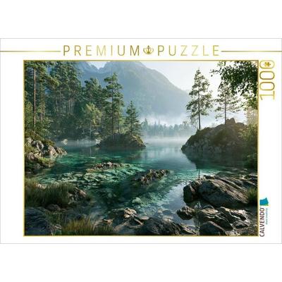CALVENDO Puzzle Die Kraft der Berge in perfektem Licht | 1000 Teile Lege-Größe 64x48cm Foto-Puzzle für glückliche Stunden, von , Calvendo Puzzle