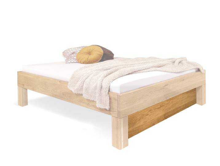 DAKONA Blende zum 4-Fuß-Bett, Material Massivholz, Wildeiche