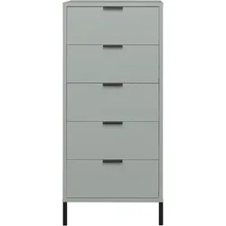 KOMMODE Erna 51x45x123 Pinie Green matt Lack