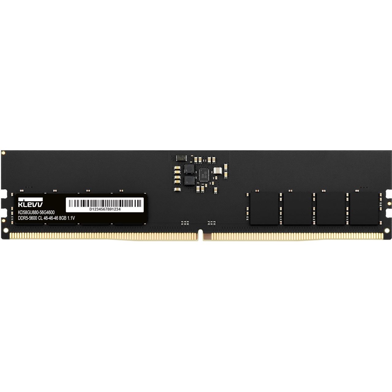 8GB Klevv bulk DDR5-5600 DIMM CL46 Single
