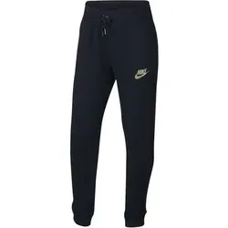 NIKE Mädchen Sweathose, Größe S in Schwarz Schwarz