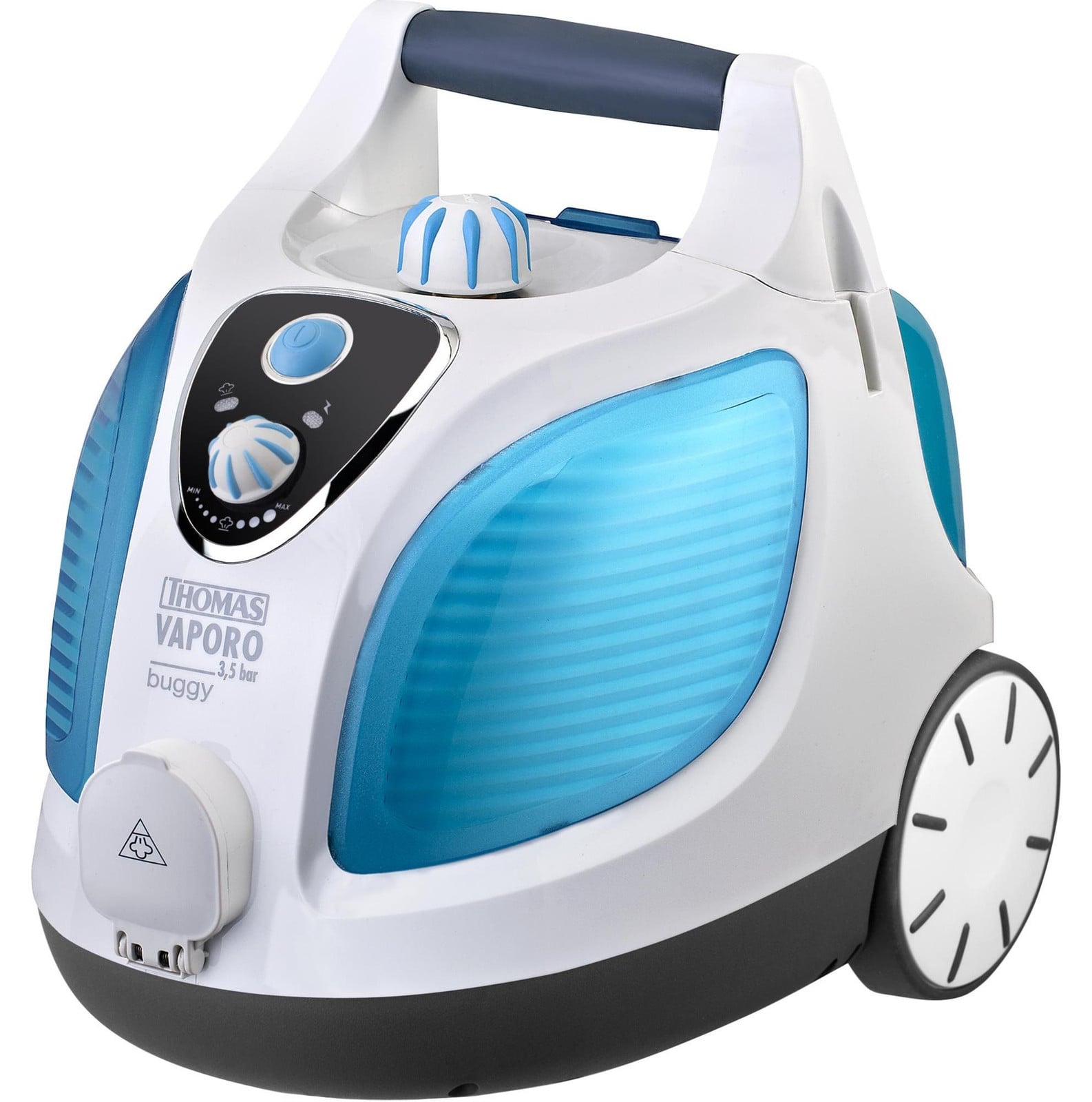 Thomas Vaporo stoomreiniger, 1500W, 3,5 bar, 1,6 liter, lichtblauw/wit
