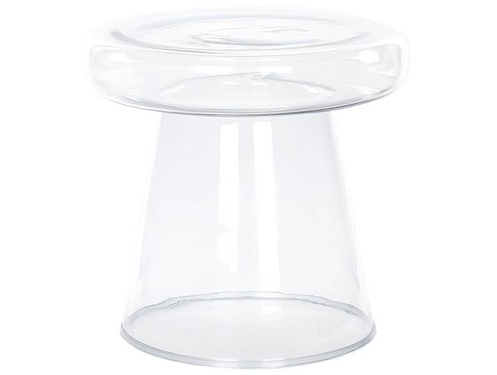 BEISTELLTISCH Glas transparent rund 39 cm Caldera