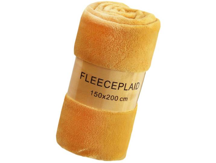 Flair Wohndecke Coral senfgelb Polyester 150 x 200 cm