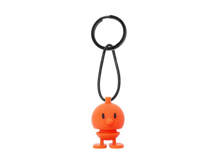 Schlüsselanhänger HOPTIMIST Schlüsselanhänger Bumble 3 x 1,5 cm orange , orange, Silikon, Schlüsselanhänger, Schlüsselanhänger