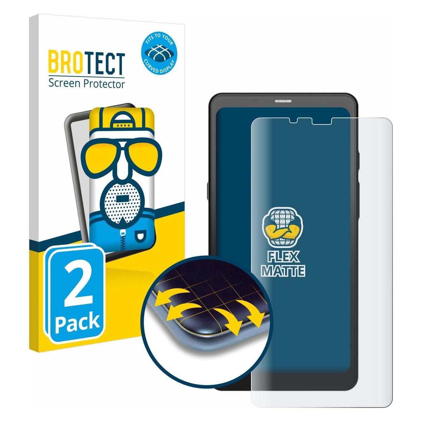 Brotect Fullscreen Schutzfolie Displayschutz Folie Matt Entspiegelungsfolie (5656863)