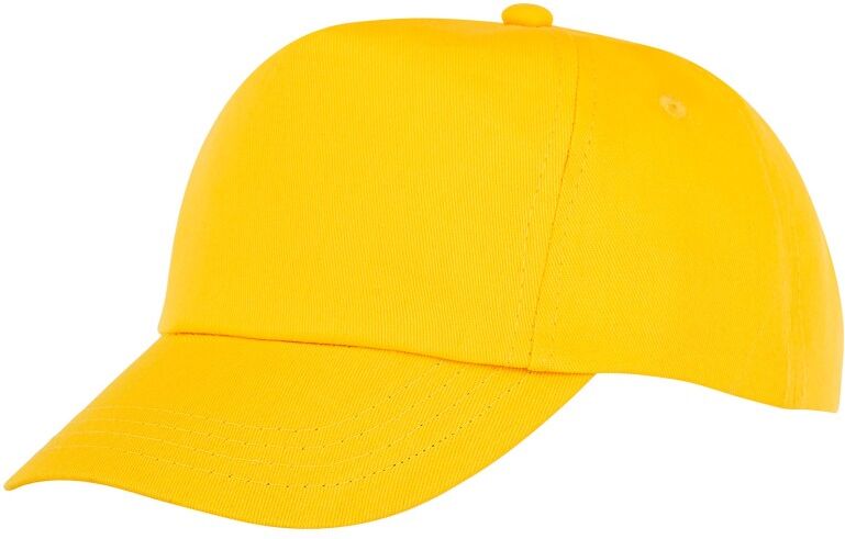 Casquette enfant personnalisable 5 panneaux 175 g/m² Feniks jaune