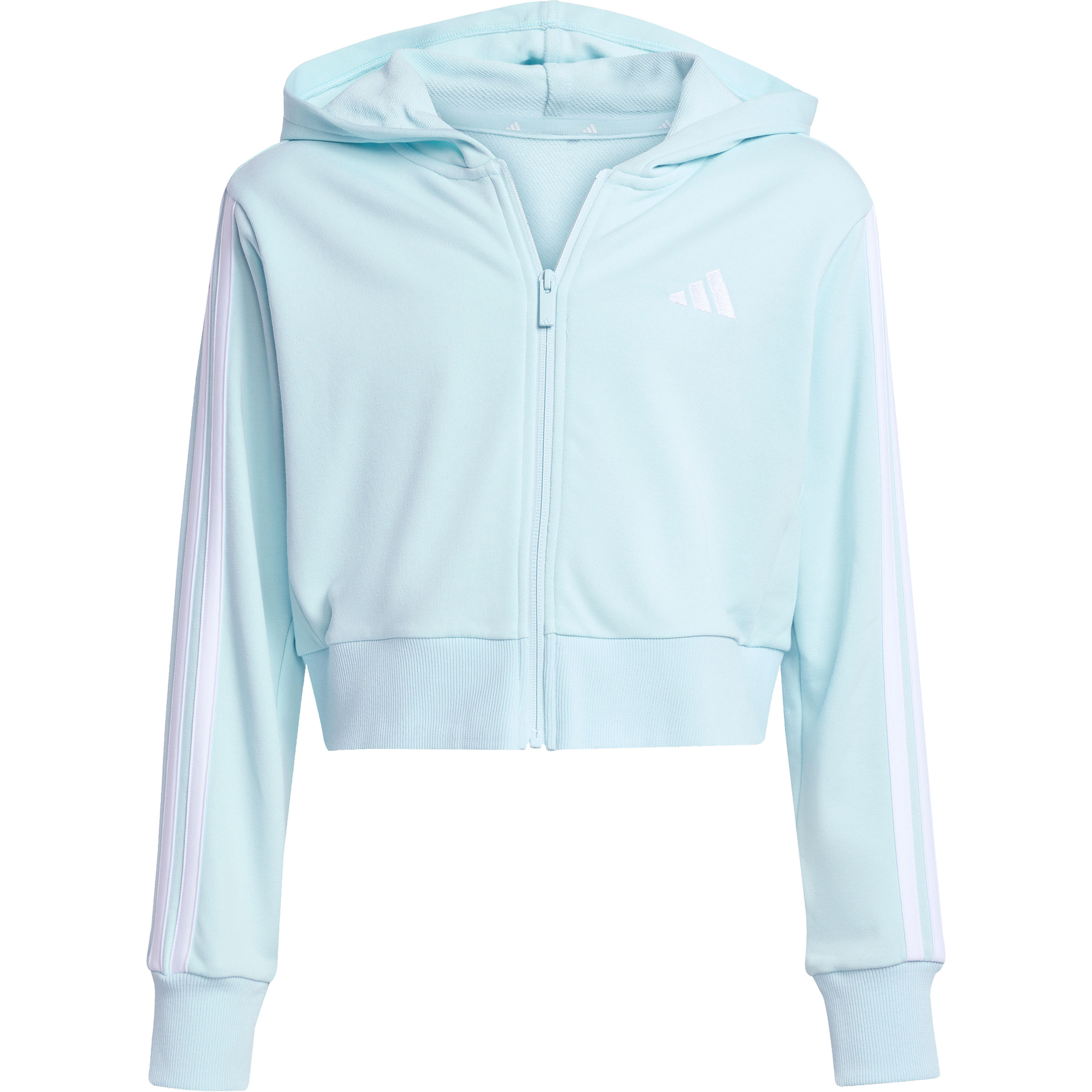 adidas Essentials Kinder Freizeitjacke, Parkas blau Größe 164 Lifestyle | Training & Fitness Widerstandsfähig