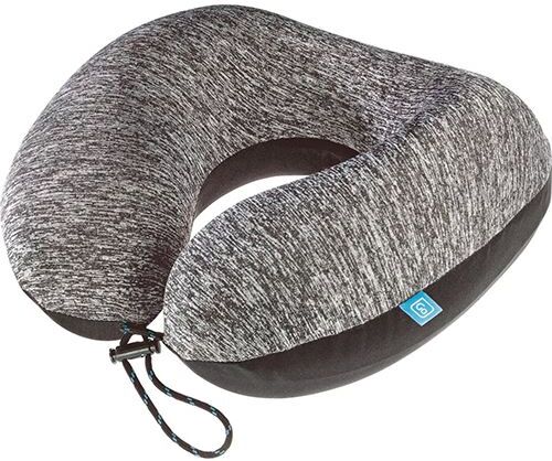 Almofada de Pescoço para Viagem Go Travel Memory ZZZ - Azul