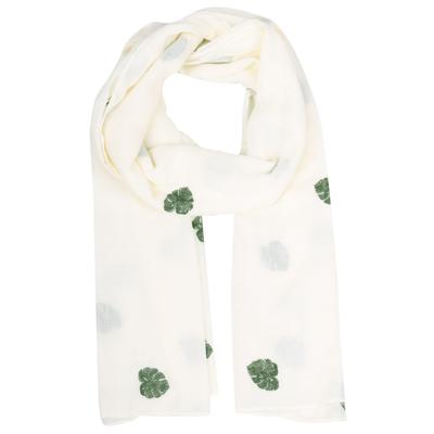 Modeschal CAPELLI NEW YORK, Damen, weiß (ivory combo), Obermaterial: 100% Polyester, Modetücher